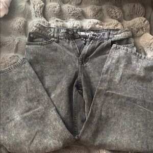 Rewash Super High Rise Charcoal Jeans